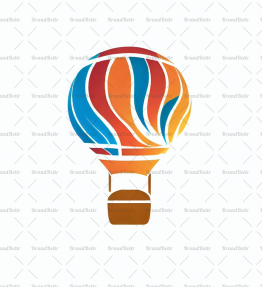 Reisender Heißluftballon